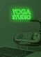 Yoga Studio Neon Peace for Mindful Spaces
