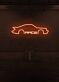 Rennwagen Silhouette LED Neonschild Wanddekoration