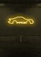 Rennwagen Silhouette LED Neonschild Wanddekoration