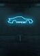 Rennwagen Silhouette LED Neonschild Wanddekoration
