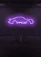 Rennwagen Silhouette LED Neonschild Wanddekoration