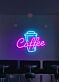 Customize Coffee Fuel Your Day with Invigorating Neon Sign