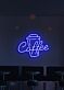 Coffee LED-Neonschild mit anpassbarem Schriftzug für Cafés