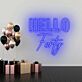 Hello Forty Welcoming a New Era in Neon Style