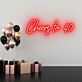 Cheers to 40 Neon Sign Toasting to Four Fabulous Decades