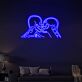 Embrace Each Other Warm Neon for Romantic Settings