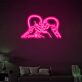 Embrace Each Other Warm Neon for Romantic Settings