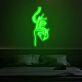 Hand mit Zigarette LED Neonschild Wanddekoration