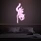 Hand mit Zigarette LED Neonschild Wanddekoration
