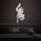 Hand mit Zigarette LED Neonschild Wanddekoration