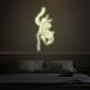 Hand mit Zigarette LED Neonschild Wanddekoration
