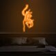 Hand mit Zigarette LED Neonschild Wanddekoration