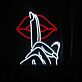 Seductive Lips Alluring Neon Sign for Trendy Spaces
