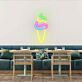 Ice Cream Swirl Whimsical Neon for Dessert Stations