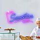 Smoothies LED-Neonschild mit Getränkebecher