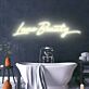 Luxe Beauty LED Neonschild für Badezimmer und Kosmetikstudio