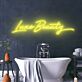 Luxe Beauty LED Neonschild für Badezimmer und Kosmetikstudio