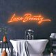 Luxe Beauty LED Neonschild für Badezimmer und Kosmetikstudio