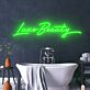 Luxe Beauty LED Neonschild für Badezimmer und Kosmetikstudio
