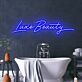 Luxe Beauty LED Neonschild für Badezimmer und Kosmetikstudio
