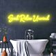 Soak Relax Unwind LED Neonschild für Badezimmer Wellnessbereich