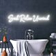 Soak Relax Unwind LED Neonschild für Badezimmer Wellnessbereich