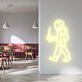Astronaut mit Kaffeetasse LED Neonschild für Café und Restaurant