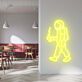Astronaut mit Kaffeetasse LED Neonschild für Café und Restaurant