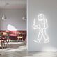 Astronaut mit Kaffeetasse LED Neonschild für Café und Restaurant