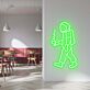 Astronaut mit Kaffeetasse LED Neonschild für Café und Restaurant