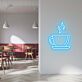 Kaffeetasse mit Untertasse LED Neonschild für Café Restaurant