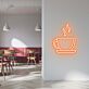 Kaffeetasse mit Untertasse LED Neonschild für Café Restaurant