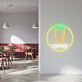 Kaffeebecher LED Neonschild für Café und Restaurant