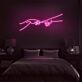 zwei sich berührende Hände LED Neonschild Schlafzimmer Wohnzimmer