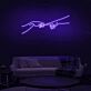zwei sich berührende Hände LED Neonschild Schlafzimmer Wohnzimmer