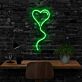 Herzballon LED Neonschild Wohnzimmer Schlafzimmer