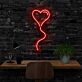 Herzballon LED Neonschild Wohnzimmer Schlafzimmer