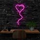 Herzballon LED Neonschild Wohnzimmer Schlafzimmer