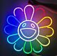 Lächelnde Blume LED Neon Neonschild