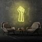 Erhobene Faust LED Neon Neonschild