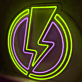 Blitzsymbol LED-Neonschild für Gaming Bar