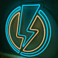 Blitzsymbol LED-Neonschild für Gaming Bar