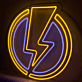 Blitzsymbol LED-Neonschild für Gaming Bar