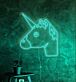 Einhorn Kopf LED Neon Neonschild
