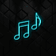 Musiknoten LED-Neonschild Wohnzimmer Musikstudio