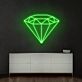 Diamant Symbol LED-Neonschild Wohnzimmer Schlafzimmer
