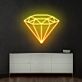 Diamant Symbol LED-Neonschild Wohnzimmer Schlafzimmer