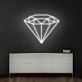 Diamant Symbol LED-Neonschild Wohnzimmer Schlafzimmer