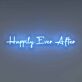 Happily Ever After LED-Neonschild für Hochzeit und Wohnzimmer