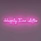 Happily Ever After LED-Neonschild für Hochzeit und Wohnzimmer